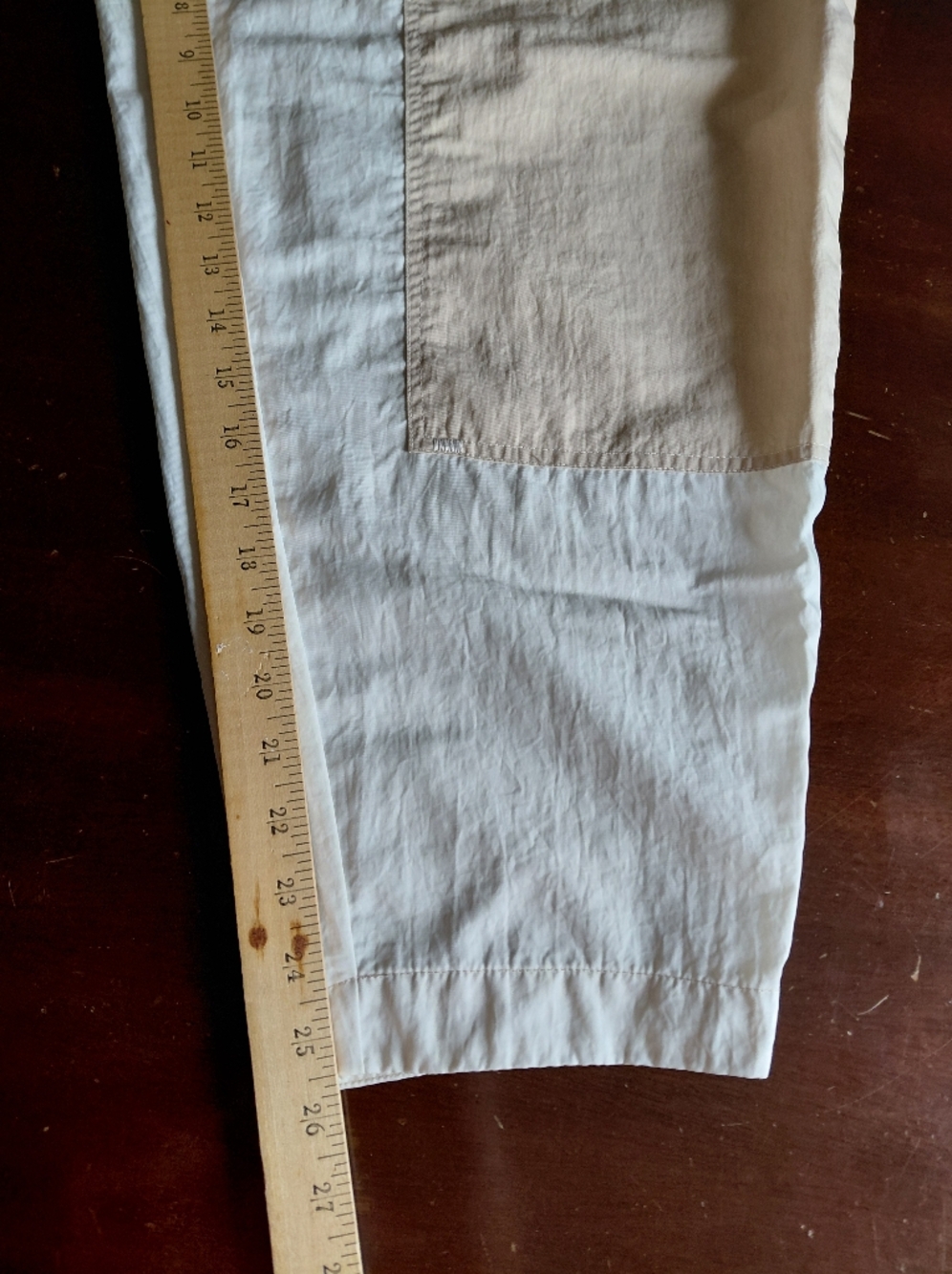 Nike Sportswear Woven Wind Pants Womens XL White Beige DM6209-030 Loose Baggy - Picture 11 of 12
